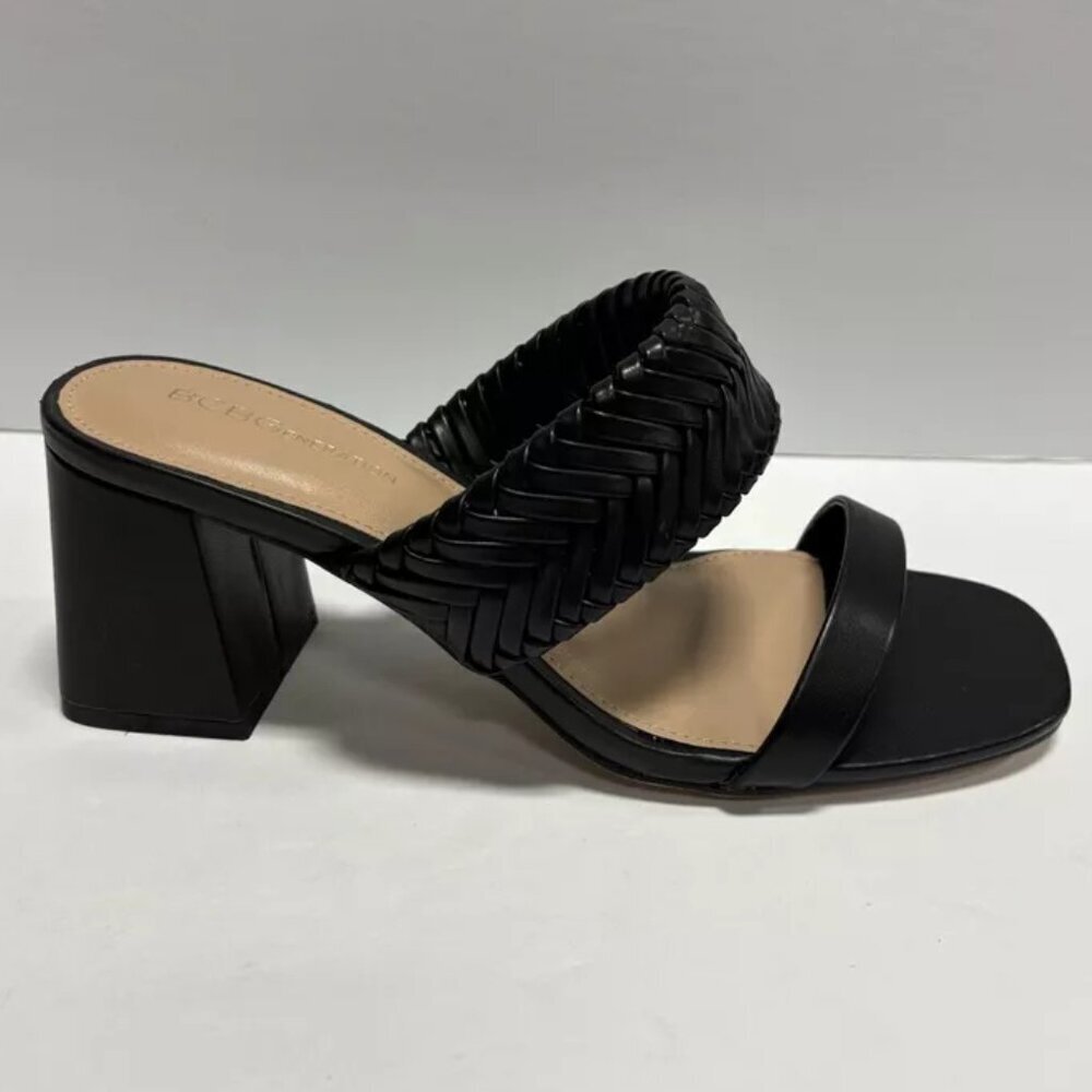 BCBGeneration Women’s Diliny, Black Heeled Sandals, Size 9.5 M